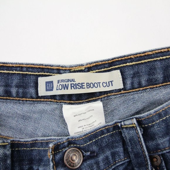 Gap Limited Edition Women's Bootcut Jeans Low Rise Stretch Cotton Size 6 - Picture 7 of 10